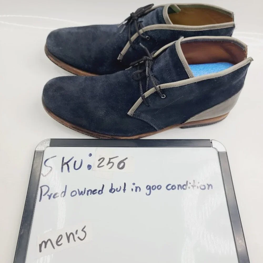Timberland Men's Navy Gray‎ Wodehouse Suede Classic Ankle Chukka Boot Size 9